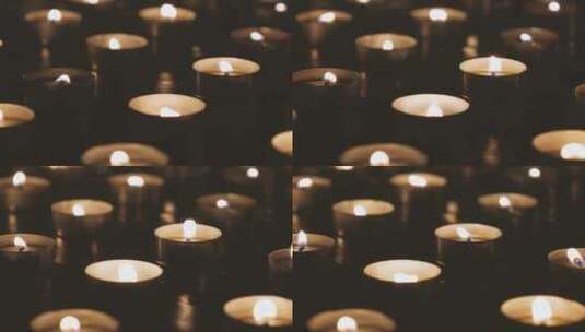 蜡烛 感恩祈祷高清在线视频素材下载
