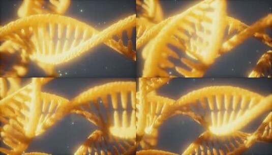 螺旋细胞结构的动画3D渲染高清在线视频素材下载