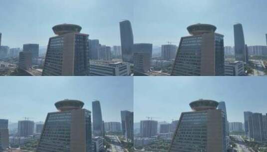 深圳光明区航拍光明城建筑风光深圳新城区高清在线视频素材下载