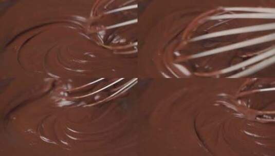 奶油巧克力酱高清在线视频素材下载
