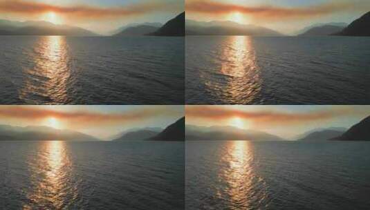 日落 海洋 自然 天空高清在线视频素材下载
