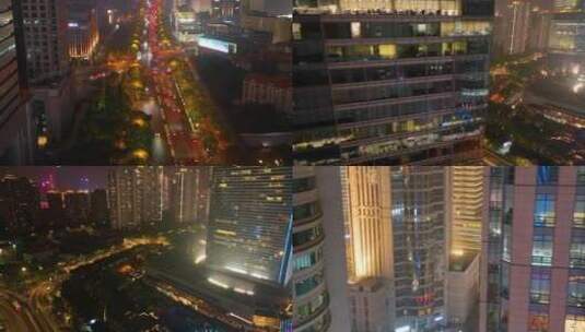 上海市浦东新区外滩陆家嘴商业区高楼大厦摩高清在线视频素材下载