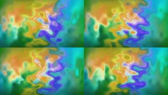 流体波浪背景。抽象液体背景动画。高清在线视频素材下载