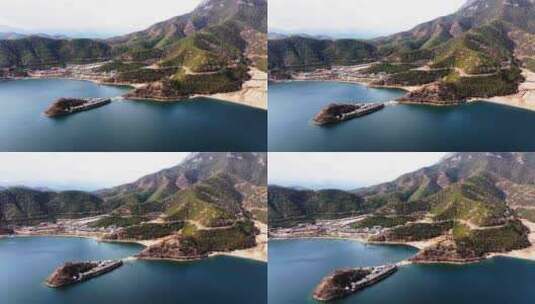 云南泸沽湖航拍2高清在线视频素材下载