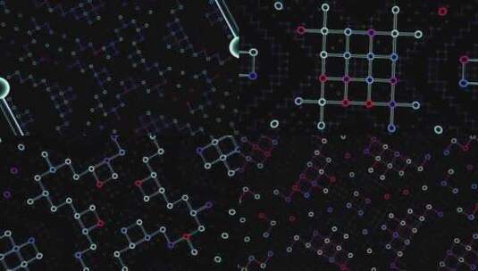 数字网络连接线VJ环路高清在线视频素材下载