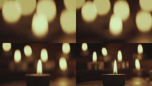 蜡烛，光，发光，蜡烛高清在线视频素材下载
