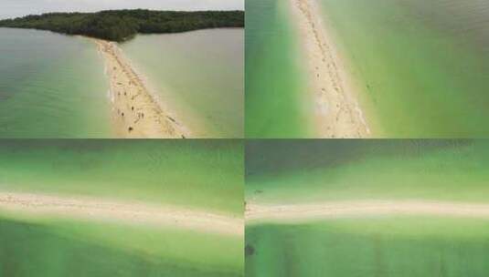 大海天空海滩马来西亚海岛蓝色海边高清在线视频素材下载