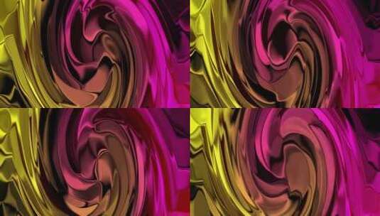 抽象彩色光泽波浪背景。抽象液体波浪背景。高清在线视频素材下载