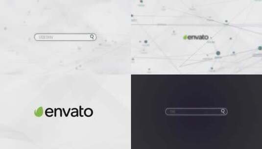 简单网页搜索LOGO展示AE模板高清AE视频素材下载