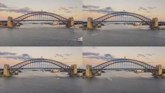 悉尼航拍延时高清在线视频素材下载