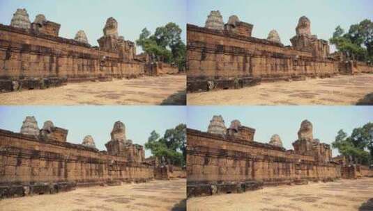 吴哥窟，寺庙，柬埔寨，古建筑高清在线视频素材下载