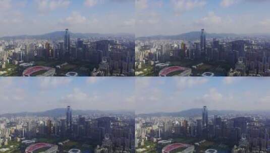 广州中信大厦高清在线视频素材下载