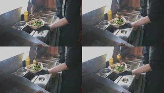 厨师做饭视频高清在线视频素材下载