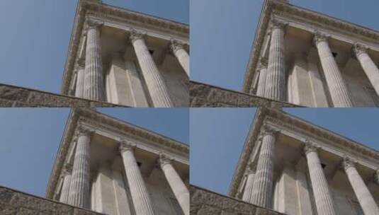 英国伯明翰市政厅的平移镜头高清在线视频素材下载