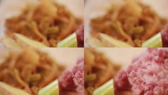 咸菜腌菜下饭小菜高清在线视频素材下载