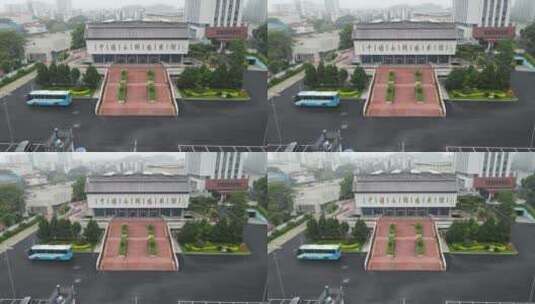 福建漳州中国女排三连冠纪念雕像纪念馆高清在线视频素材下载