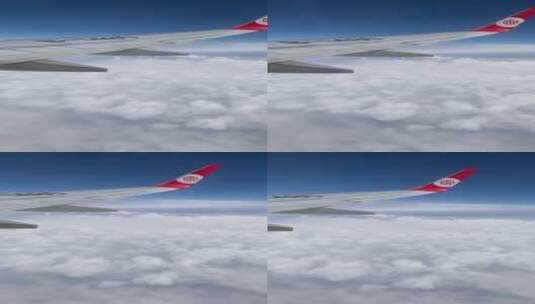 航班起飞4K实拍视频高清在线视频素材下载