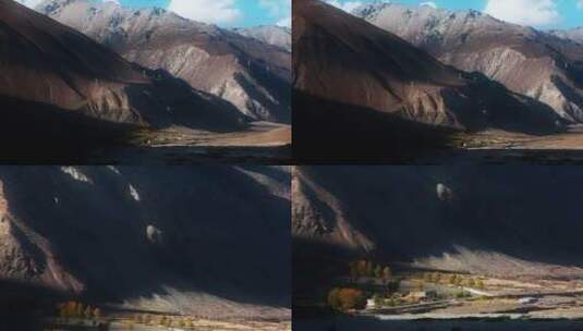 中国西部西藏风光延时视频高山雪山云雾变化高清在线视频素材下载