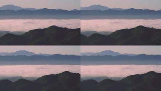 南岳衡山山景云海奇观4k视频竖版高清在线视频素材下载
