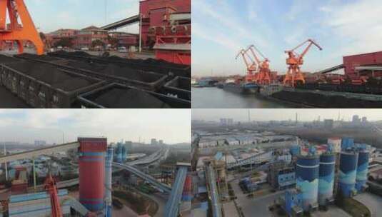 南京梅山钢铁厂高清在线视频素材下载
