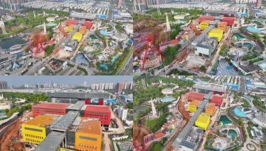 5K航拍建设中的湖南广电节目制作中心2高清在线视频素材下载