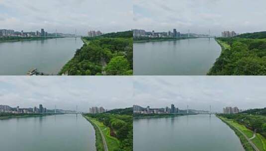 【正版素材】广西五象大桥航拍0232高清在线视频素材下载