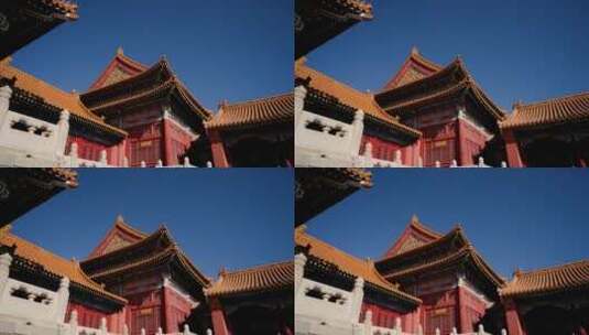 实拍北京故宫紫禁城古建筑高清在线视频素材下载