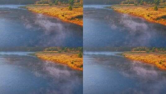 佤族生态旅游区航拍云南湖水树林高清在线视频素材下载