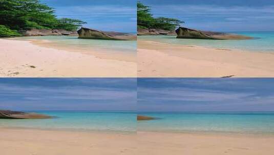 热带岛屿的海滩高清在线视频素材下载