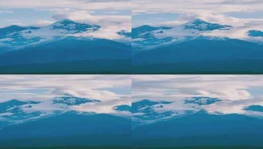 云南梅里雪山缅茨姆峰竖幅延时摄影高清在线视频素材下载