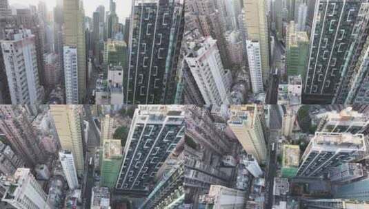 香港城市鸟瞰高清在线视频素材下载