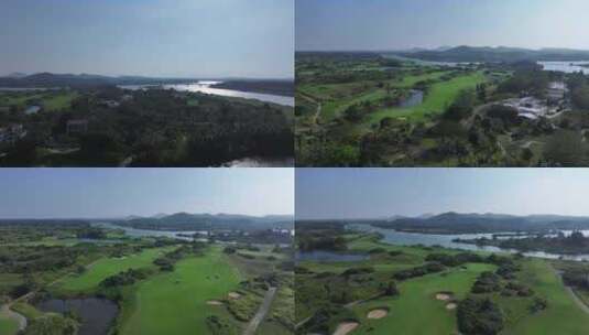 海南博鳌高尔夫乡村俱乐部高清在线视频素材下载