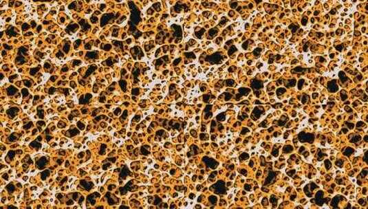 抽象的彩色表面有许多小气泡。运动。缓慢移高清在线视频素材下载