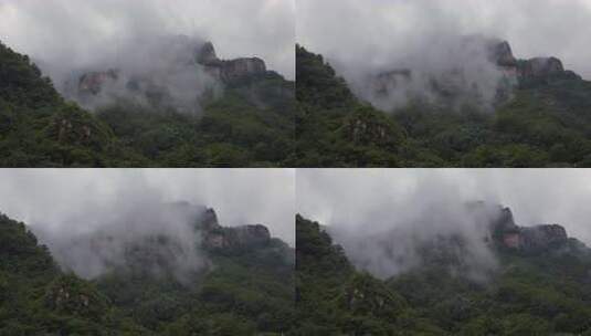 太行山雨后云雾蒸腾01【10bit延时】高清在线视频素材下载