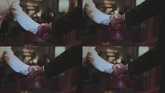 商务签约 合作握手高清在线视频素材下载