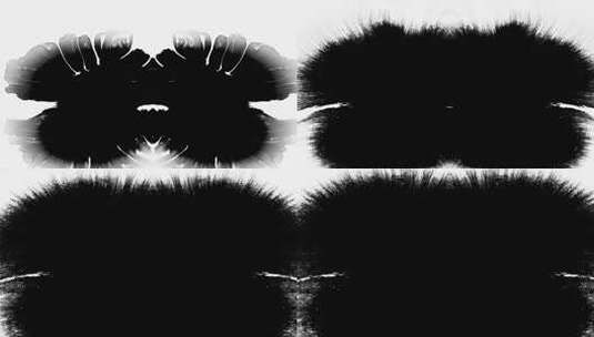 黑色水墨泼洒微距特写高清在线视频素材下载