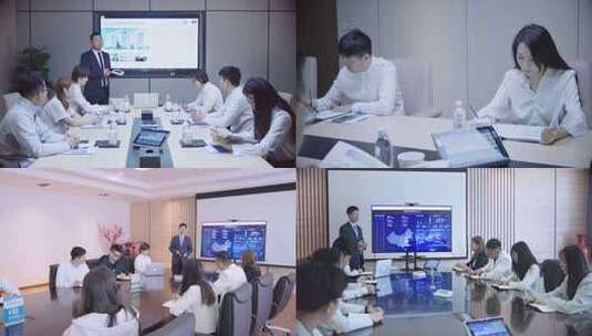 商务办公会议工作研讨产品设备分析数据信息高清在线视频素材下载