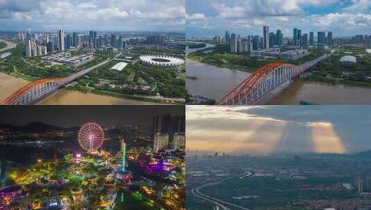 佛山4K城市宣传片9分钟航拍延时高清在线视频素材下载