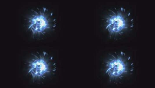 小型聚气能量球光球高清在线视频素材下载