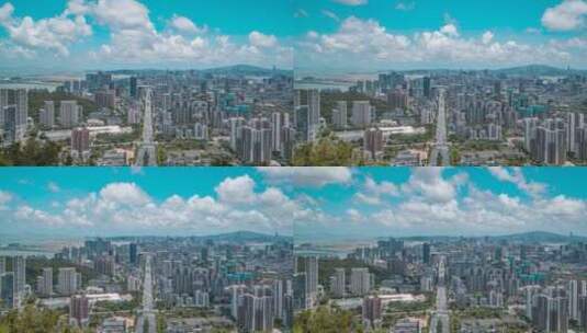 珠海_珠海CBD_城市大景4K高清在线视频素材下载