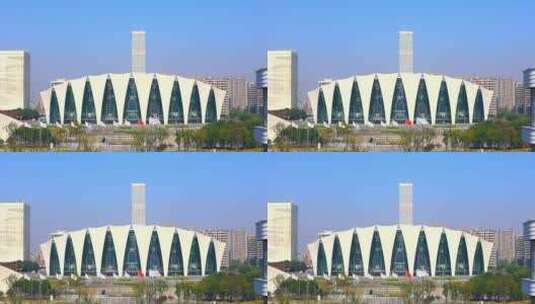 上海东方体育中心高清在线视频素材下载