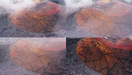 俄罗斯火山风景高清在线视频素材下载