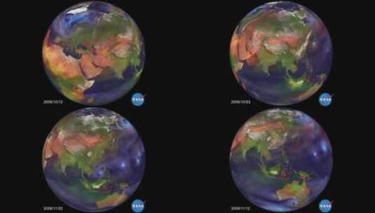 美丽的地球3d渲染高清在线视频素材下载