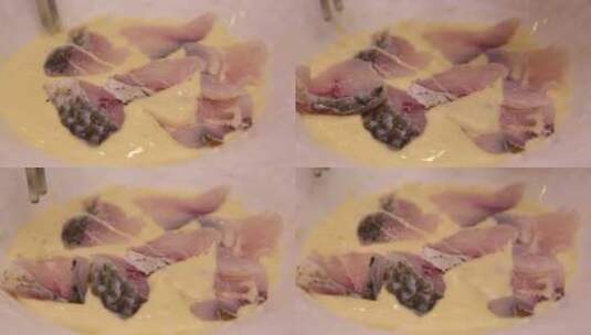 炸鱼片溜肉段高清在线视频素材下载