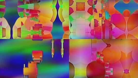 抽象色彩艺术流动背景高清在线视频素材下载
