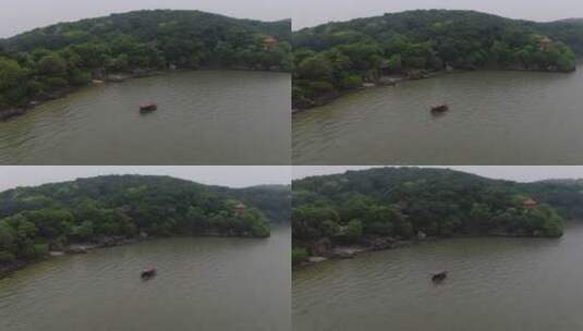 航拍无锡太湖风景高清在线视频素材下载