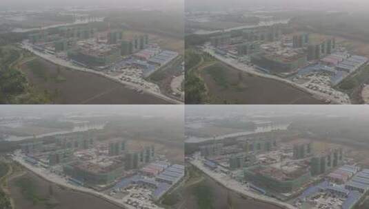 4K原素材-S-LOG3建筑工地施工高清在线视频素材下载