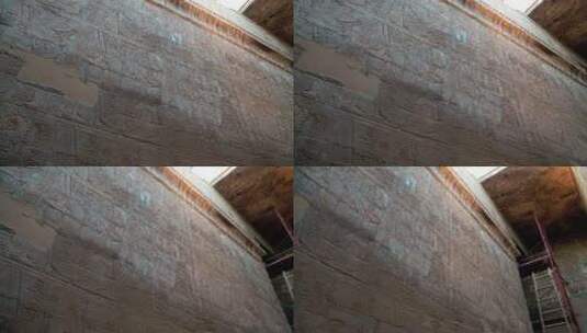 卢克索神庙的浮雕高清在线视频素材下载