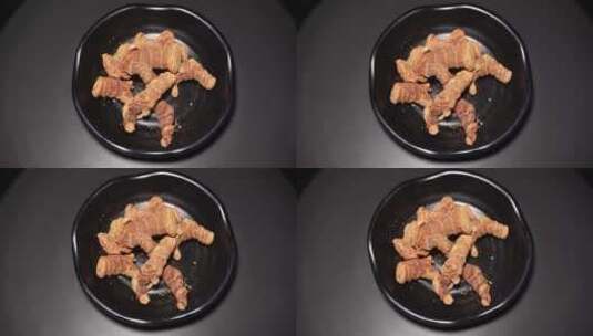 良姜香料调料卤肉食材调味料高清在线视频素材下载