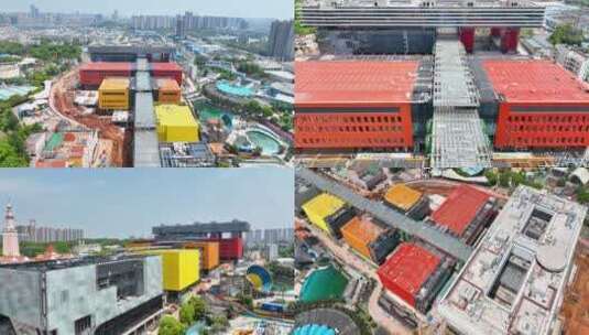 5K航拍建设中的湖南广电节目制作中心3高清在线视频素材下载